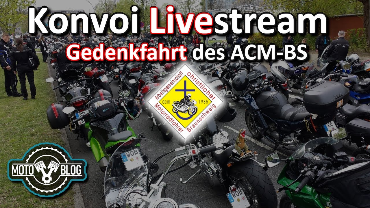 🔴 Live von der Motorradgedenkfahrt des 