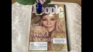 ASMR People Magazine Reading and Flip Through - The Beauty Issue -Melissa McCarthy on the cover screenshot 4