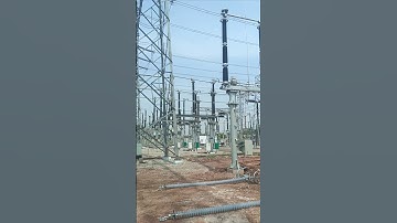 Isolator open in 400kv switchyard