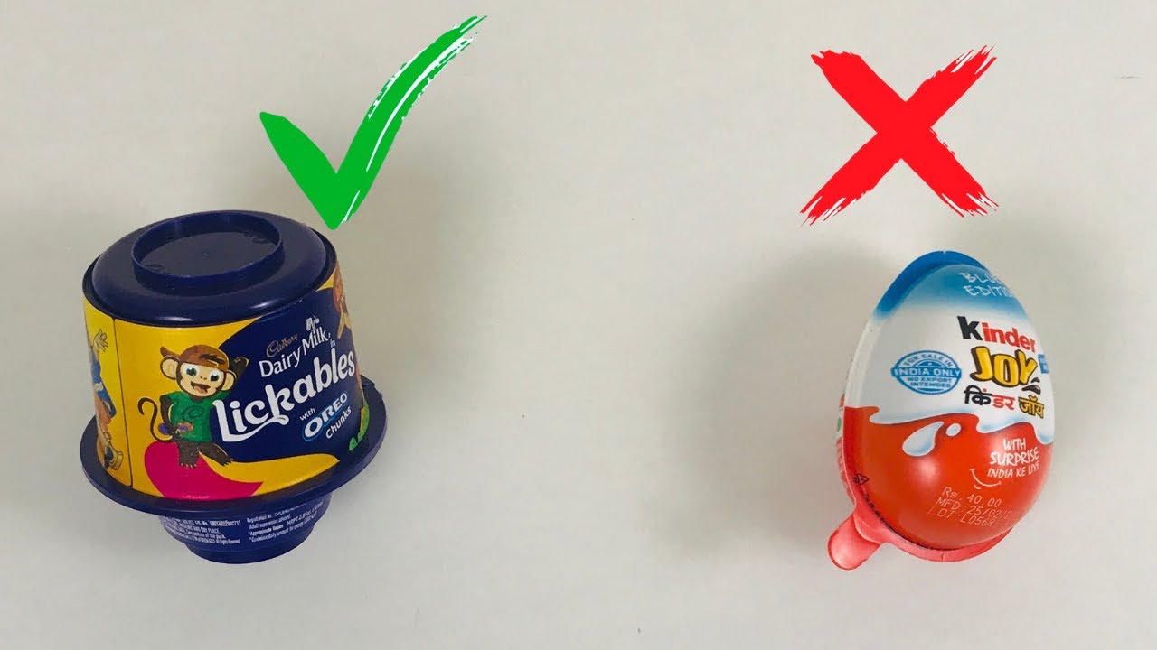 Dairy Milk Lickables VS Kinder Joy Which is Best YouTube