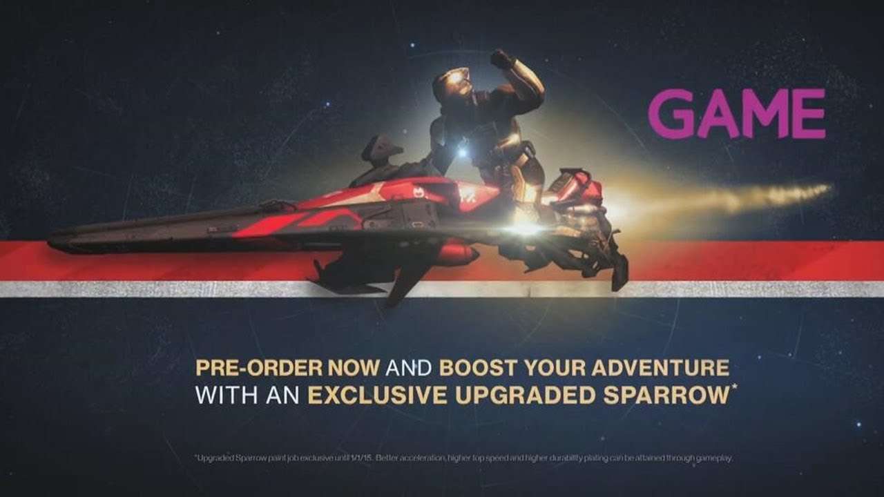 Destiny News - Exclusive Pre-Order Bonus [UPGRADED SPARROW]