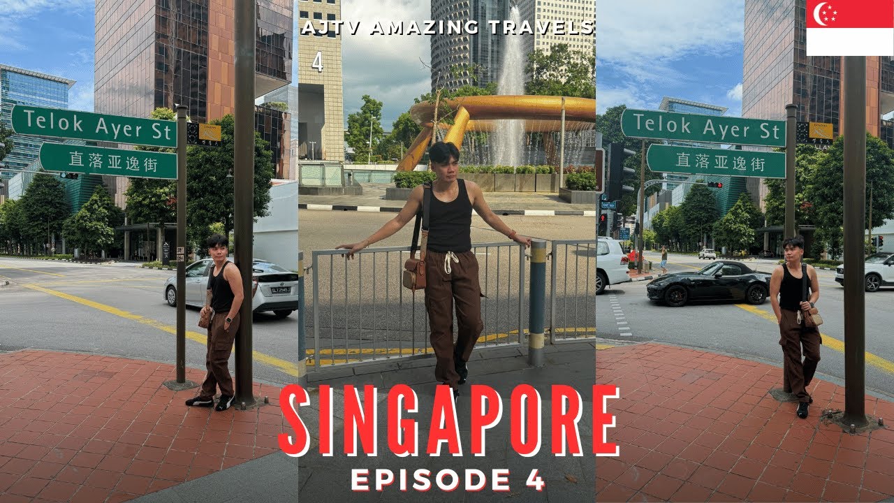 Singapore 2025 Vlog EP4: Souvenir Shopping & Food at Maxwell Hawker Center, Chinatown & Suntec City