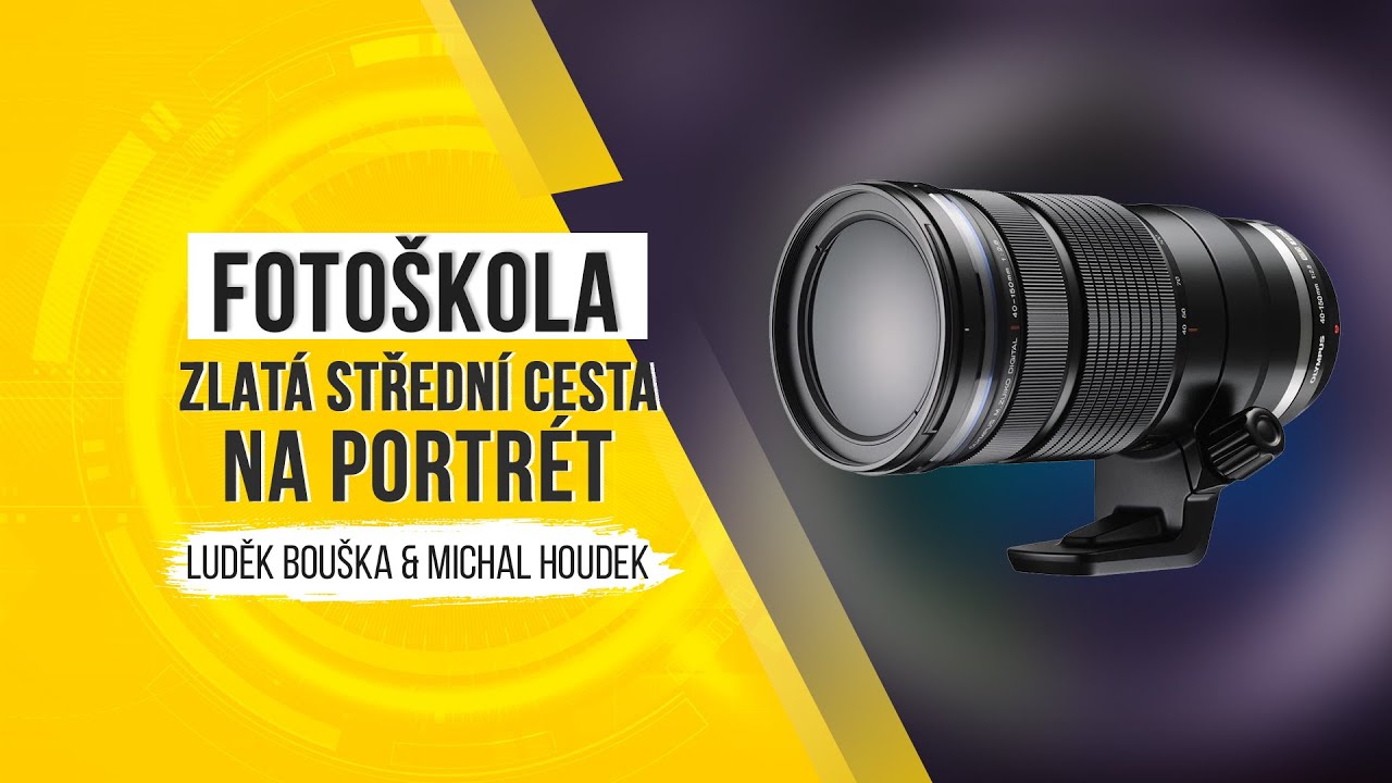 Fotoškola - technika na portrét zlatou střední cestou
