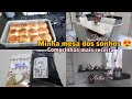 compramos nossa mesa dos sonhos 🙏/ pão caseiro e compras da shopee 🤑