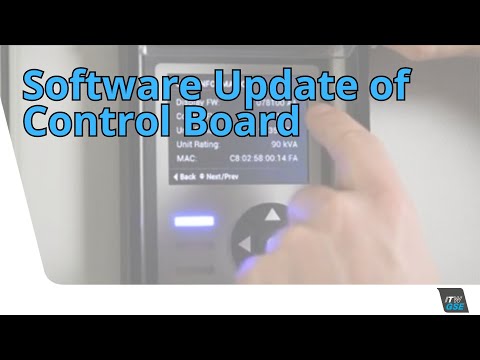 2400 Software Update of Control Board