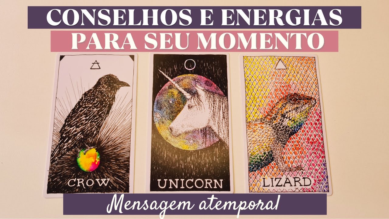 CONSELHOS E ENERGIAS DO TARÔ PARA SEU MOMENTO - Tarot atemporal - YouTube