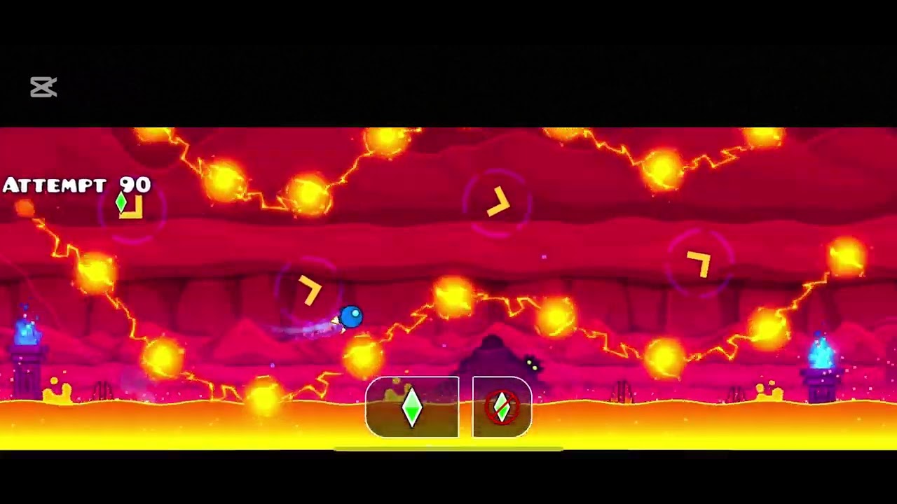 Beating dash in practice mode (I suck at geometry dash) - YouTube