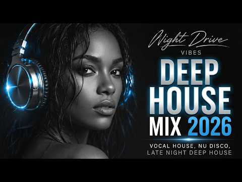 Deep House Mix 2026 - Night Drive Vibes | Vocal House, Nu Disco
