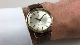 Omega Seamaster Ref.165.65003 9ct gold vintage wristwatch, hallmarked 1965