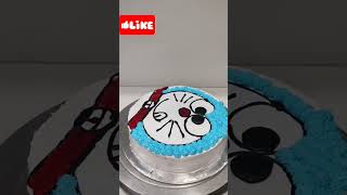 Easy Doraemon Cake Decoration/Doremon Cake/Cartoon Cakeshortsyoutubeshortstrendingviral