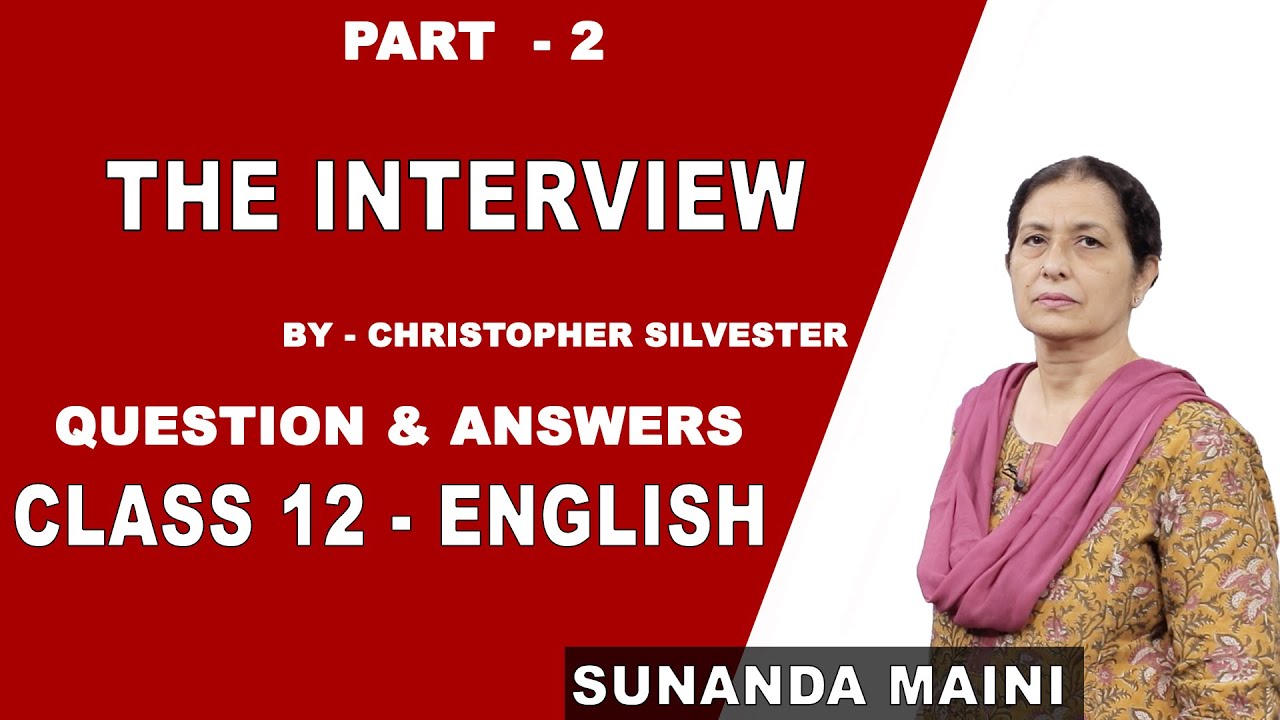 interview based research project class 12 english