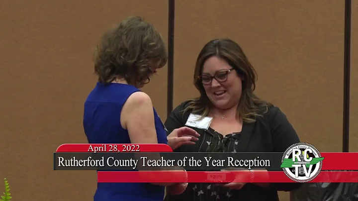 Board of Education Teacher of the Year Reception -...
