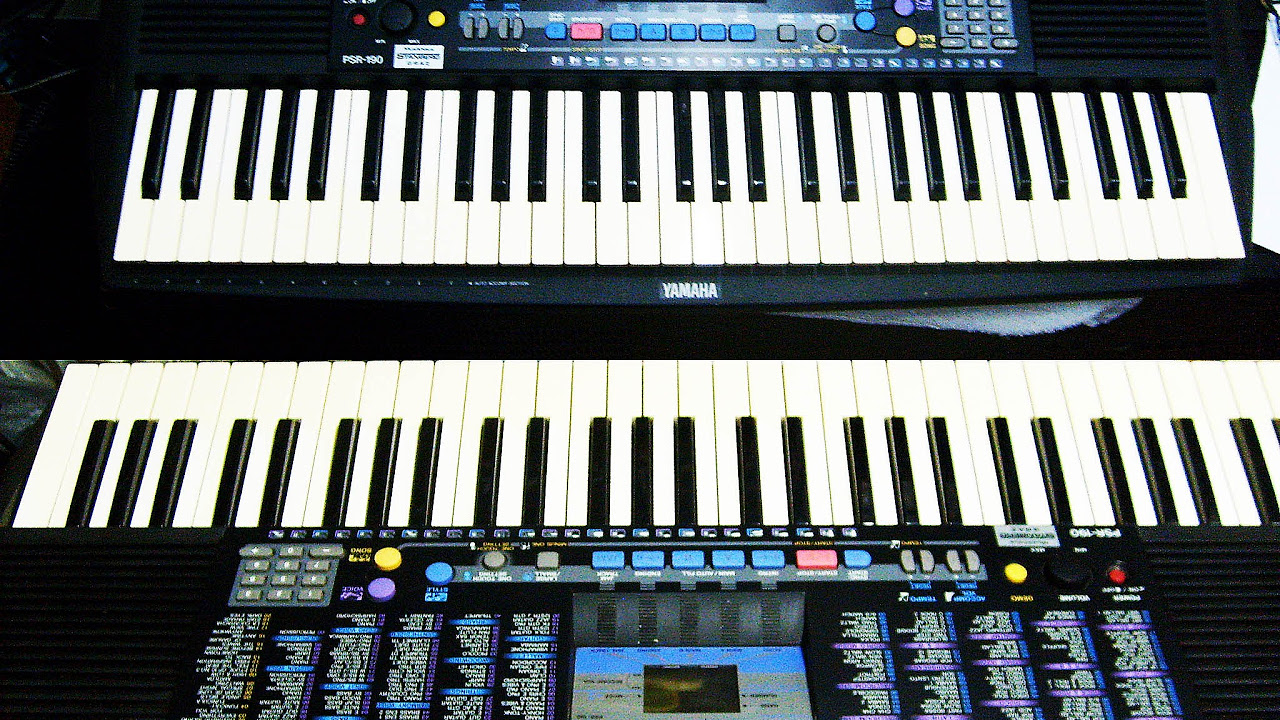To the point: Yamaha PSR-190 is vanilla. - YouTube