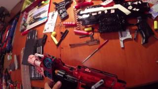 Nerf Mod: the vigilant vector blaster (  Stefan shooting FLYWHEEL BLASTER )