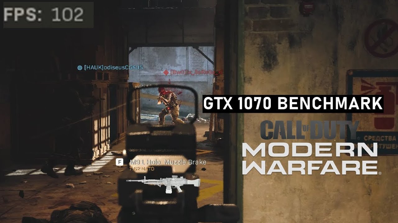 Call of Duty: Modern Warfare 2019 - Benchmark Test on GTX 1070 (BETA) - 