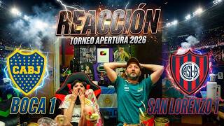 BOCA 1 vs SAN LORENZO 1 - Reacciones de Hinchas de River - TORNEO APERTURA 2026