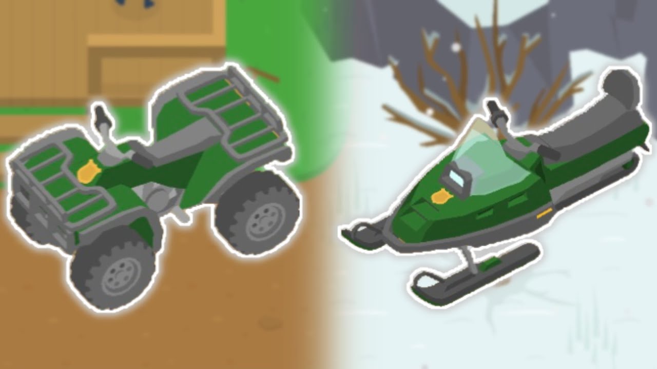 I Tried Out The NEW ATV And Snowmobile! (Sneaky Sasquatch