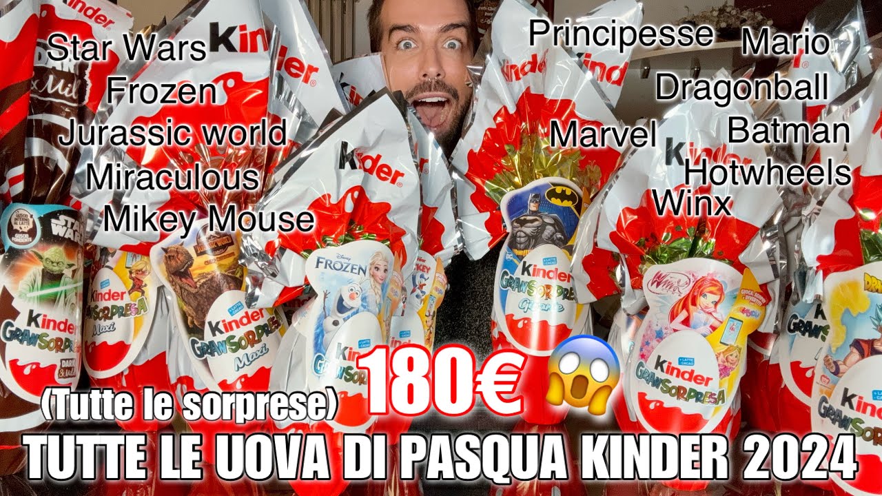 LO SPACCHETTAMENTO DI UOVA DI PASQUA PIÙ GRANDE DI SEMPRE! 😱🐣 Kinder Gran Sorpresa | (62/366)