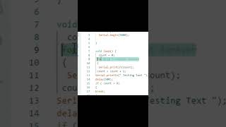 Forever loop using For loop in Arduino. #electronics #coding #tutorial #engineering