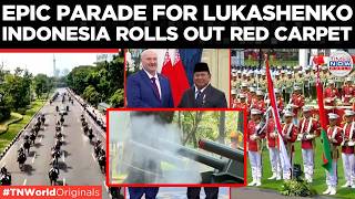 FULL MILITARY POMP! Lukashenko Gets Grand Welcome as Indonesia Rolls Out Tanks, Horses & Motorcade