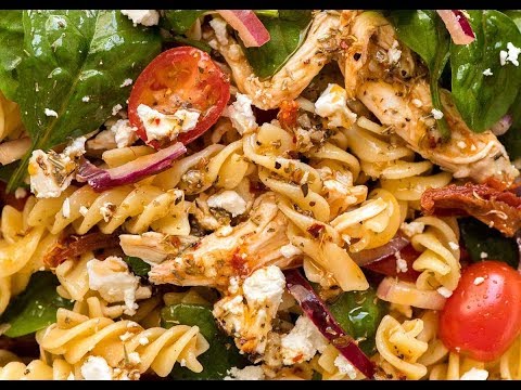 Video: Salad With Sun-dried Tomatoes And Chicken