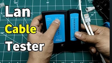 Lan Cable Tester | Internet Cable Tester | Lan Tester Kaise Use Kare