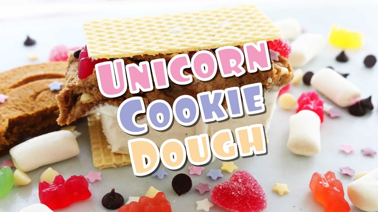 Vegan Unicorn Cookie Dough 