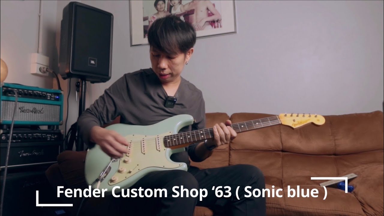 Fender Custom Shop ‘63 ( Sonic blue  ) By Guitarcoach Shop