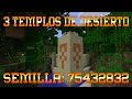 Minecraft Xbox 360; Semilla TU17 - 3 Templos Del Desierto 1 de la jungla