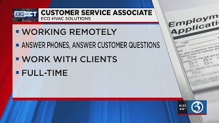 JOBS FOR CT: Customer service associate