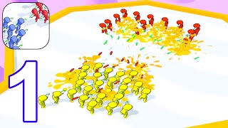 Bullet Crowd - Gameplay Part 1 - All Levels 1-4 (Android, iOS) screenshot 3