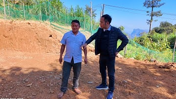 Bất ngờ nền móng nhà chị ở cạnh chuồng gà bàn giao kinh phí vận chuyển vật liệu. Nguyễn Tất Thắng