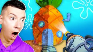 Nettoyer LE PLUS DÉGOUTANT BOB L'ÉPONGE ! Powerwash Simulator screenshot 5