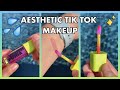 Aesthetic Tik Tok Makeup Ft. Youthforia Color-Changing BYO Blush Oil + Dewy Gloss #shorts