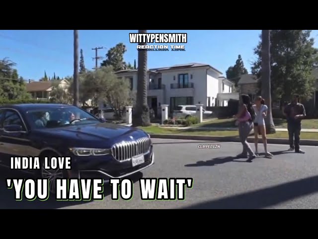 India Love Causes CHAOS In Traffic To Film Tik Tok Video