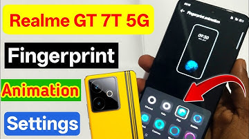 realme gt 7t 5g fingerprint animation change/how to change fingerprint animation on the realme gt 7t