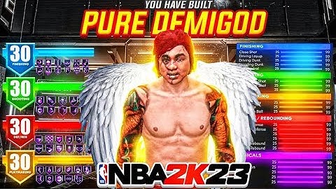 MY REBIRTH BUILD IS BREAKING NBA 2K23! *NEW* DEMIGOD "3PT POINT FORWARD" BUILD ON NBA2K23!