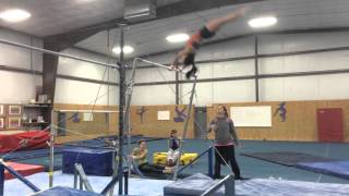 Double back-uneven bars
