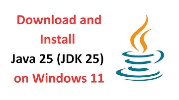 How to Install Java JDK 25 on Windows 11