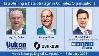 Establishing a Data Strategy in Complex Org. w/ Oshkosh Corp. & Vulcan Materials | Technovation 752