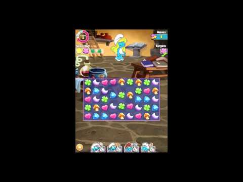 Smurfette's : Magic Match [iOS] Gameplay