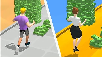 Money Run 3D 🏃‍♀️💰❤️ Gameplay Android , iOS | New Level Noob vs Pro