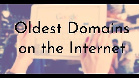 The First Domain Registered In the World