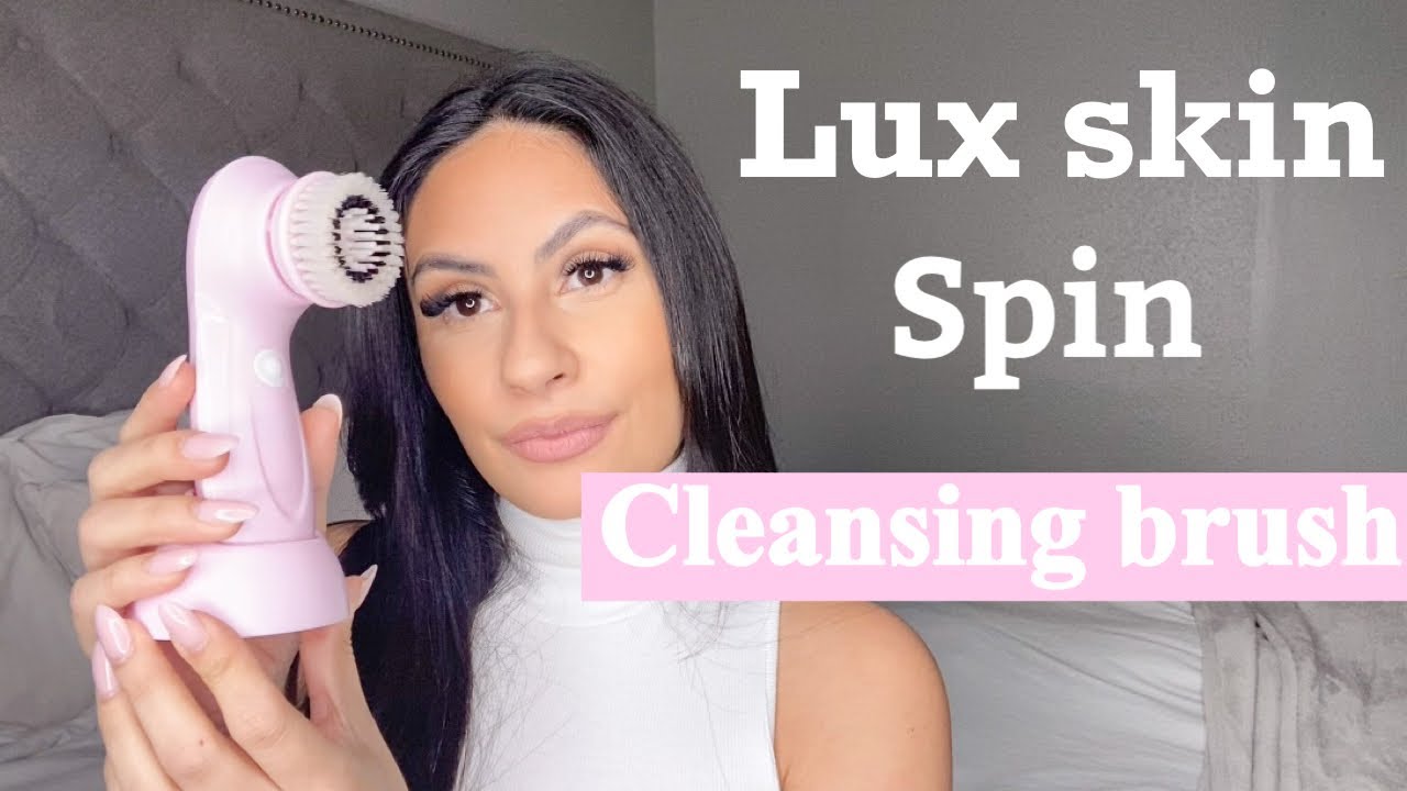 LUX SKIN SPIN CLEANSING BRUSH REVIEW 😦 YouTube