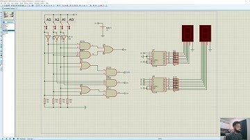 Lógica Digital - Decodificador de binario a BCD de 4 bits