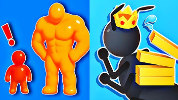 Tiny Run vs Tall Man Run - MAX LEVEL Gameplay Walkthrough (Android, iOS) NEW UPDATE