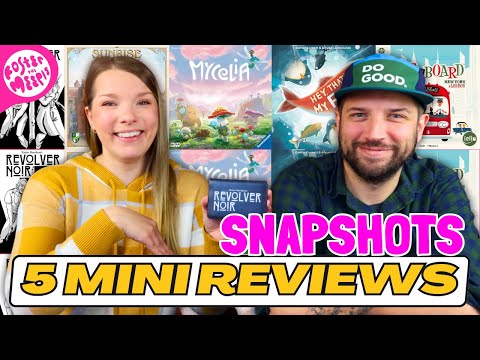5 Mini Board Game Reviews | Board Game Snapshots