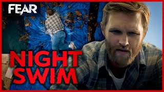 Ray Falls In The Haunted Swimming Pool | Night Swim (2024) | Fear