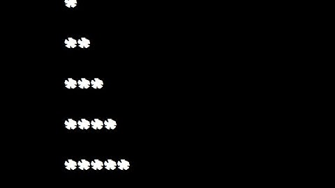 C++ Program to Print Half Pyramid Using Star Example - 3