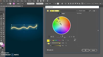 Neon style for Adobe illustrator. How to Change color.